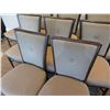 Image 3 : Qty 10 McGuire Wooden Upholstered Chairs 22"Lx19"Wx37"H