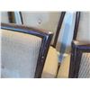 Image 9 : Qty 10 McGuire Wooden Upholstered Chairs 22"Lx19"Wx37"H