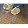 Image 2 : Qty 4 Woven Baskets w/ Handles Misc Sizes