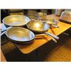 Image 2 : Qty Approx 9 Frying Pans Misc Sizes & Sauce Pot