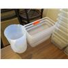 Image 2 : Multiple Hard Plastic Food Storage Stackable Containers Misc Size & Pitcher