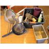 Image 1 : Bin Kitchen Tools: Strainers, Whisk, Spray Bottle, Metal Container, Small Pan, etc