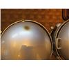 Image 8 : Qty 4 Round Footed Chafing Dishes w/ Attached Dome Lids 15" Diameter x 15"H (Open)