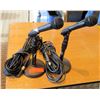 Image 1 : Qty 2 SHURE BG P-51 Corded Microphones w/ Stands