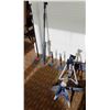Image 1 : Qty 6 Misc Microphone Stands: Pedestal Base, Tripod, etc