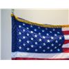 Image 2 : United States of America Flag on Pedestal Base (damage where pole meets the base)