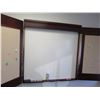 Image 2 : Wall Mounted White Board w/ Cork Double Doors (doors fold in to form a cabinet)