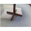 Image 2 : Round Wooden Table w/ Pedestal Base
