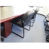 Image 8 : Conference Table w/  6 Stationary & 1 Armchair w/ Wheels