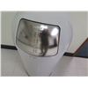 Image 2 : United White Metal Dome Trash Receptable