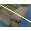 Image 9 : Brown 3 Seat, 2 Reclining Sofa 86"Lx24"Wx40"H