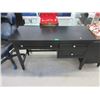Image 1 : Black Condo Size Desk - 20" x 50" x 30" tall