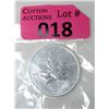 Image 1 : 1 Oz .9999 Fine Silver 2011 Canada Maple Leaf Coin