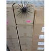 Image 1 : 5 Cases of 4 Metal Wall Decor - 11" Diameter