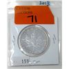 Image 1 : 1 Oz .9999 Fine Silver 2013 Canada Maple Leaf Coin