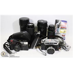 VINTAGE CAMERA & LENS/FLASH