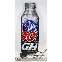 COORS LIGHT ILLUMINATED PLUG IN LIGHT 24IN HIGH