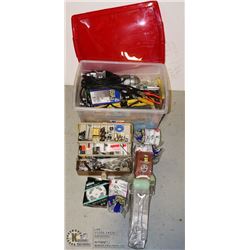 HARDWARE- BOX LOT OF ASSORTED ITEMS