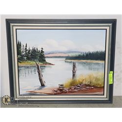 ARTIST JOE COFFIN "OLD BRIDGE