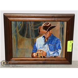 ARTIST SOLOMON OIL PAINTING