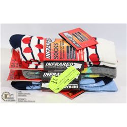 3PK LADIES HEAT WAVE SOCKS