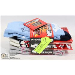 3PK LADIES HEAT WAVE SOCKS