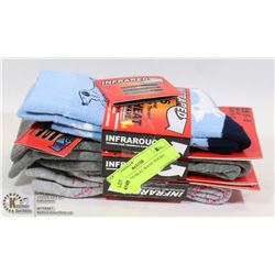 3PK LADIES HEAT WAVE SOCKS