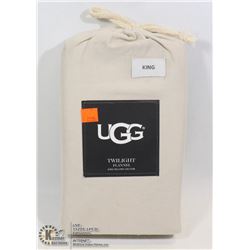 NEW UGG 2PC KING SIZE PILLOWCASE SET