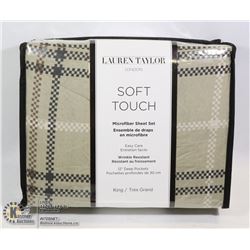 NEW KING SIZE MICROFIBER SHEET SET