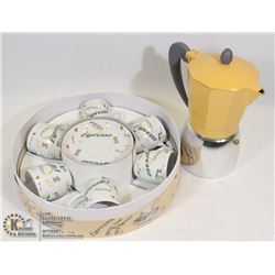 EXPRESSO CUPS WITH EXPRESS POT