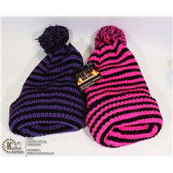 2PK LADIES HEAT WAVE TOQUES