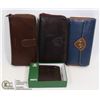 Image 1 : LEATHER WALLETS- ASSORTED LOT