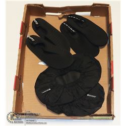 PAIR OF WASHABLE AND REUSABLE SHOE COVERS, SOLD