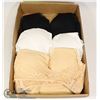 Image 1 : LOT OF 3 ASSORTED COLOUR BRAS SIZE LARGE