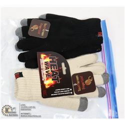 2PK LADIES HEAT WAVE GLOVES
