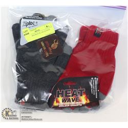 2PK LADIES HEAT WAVE GLOVES