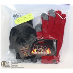 2PK LADIES HEAT WAVE GLOVES