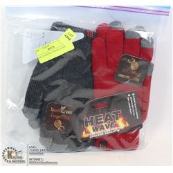 2PK LADIES HEAT WAVE GLOVES