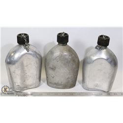 X3 1945/1953 WWII & KOREA WATER BOTTLES X2 - 1945,