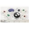 Image 1 : LOT OF 7 RUBY, EMERALD, SAPPHIRE ETC. GEMS