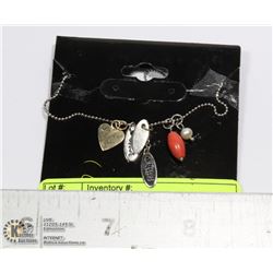 STERLING SILVER .925 MULTI CHARM NECKLACE