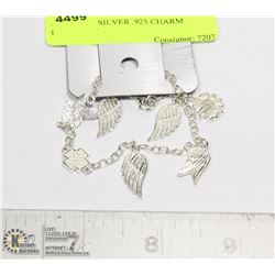 STERLING SILVER .925 CHARM BRACELET