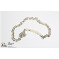 STERLING SILVER .925/14 KARAT GOLD NECKLACE 92 GRM