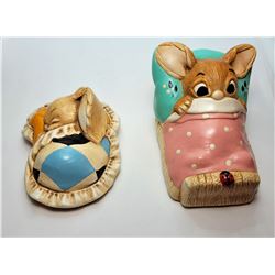 23)  CUDDLES AND WAKEY HAND PAINTED