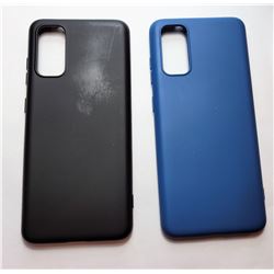 19)  LOT OF 2 SAMSUNG GALAXY S20 SILICON