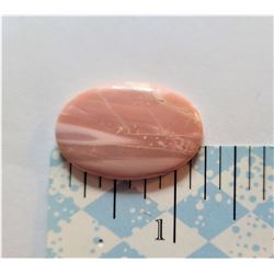 3)  NATURAL AUSTRALIAN OVAL PINK OPAL