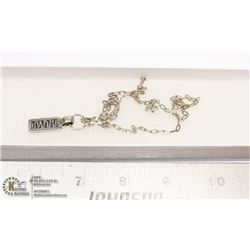 STERLING SILVER DESIGNER NECKLACE WITH PENDANT