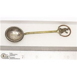 1944 ECUADOR SILVER COIN SPOON
