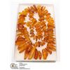 Image 1 : 24'' ROUGH POLISH BALTIC AMBER NECKLACE 59G