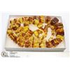 Image 1 : LARGE 106G YELLOW AMBER NECKLACE 30''